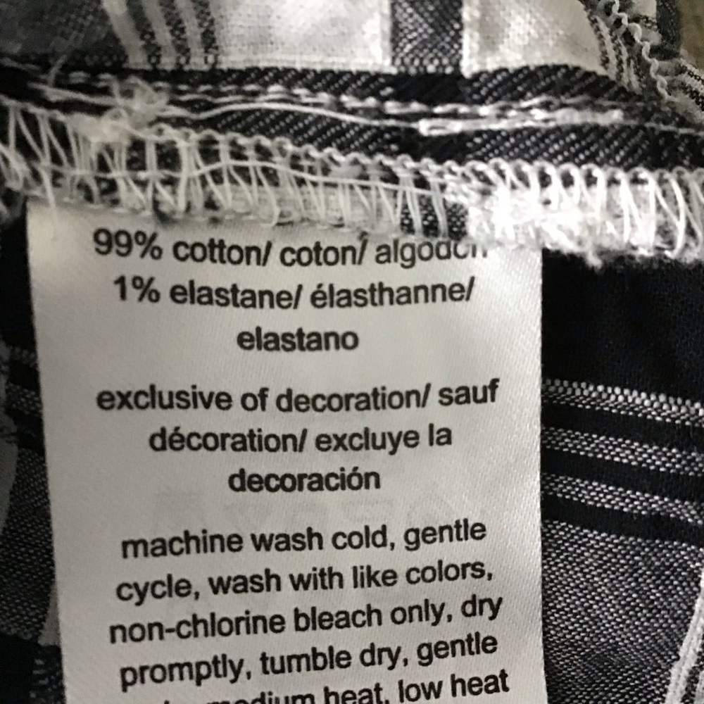 Tommy Hilfiger Button Up Plaid Top - Picture 6 of 6